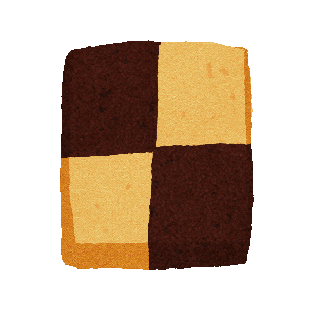 JUNO the bakery checkerboard illustration.
